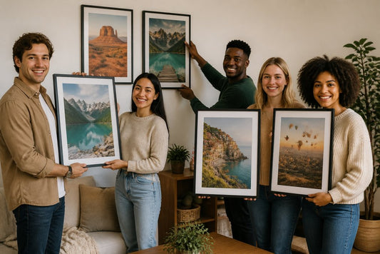 How to Frame Travel Posters for Living Room Walls